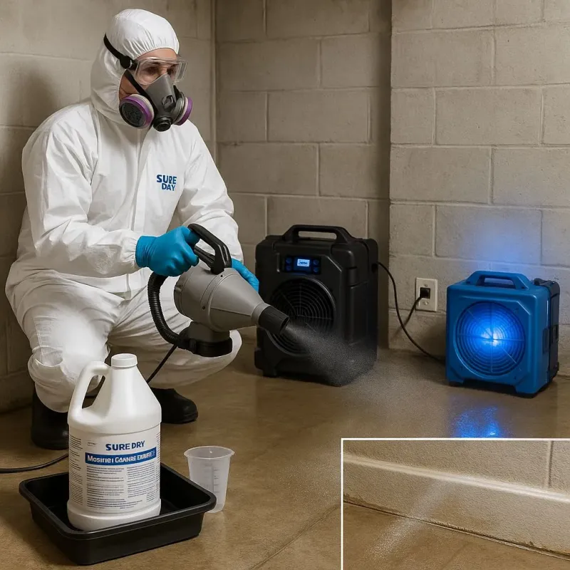 Sanitization and Odor Removal process in New Windsor, MD